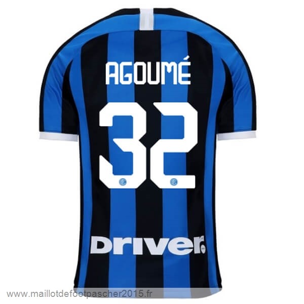 Maillot Foot Achat NO.32 Agoumé Domicile Maillot Inter Milán 2019 2020 Bleu