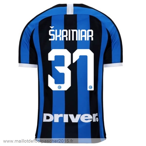 Maillot Foot Achat NO.37 Skriniar Domicile Maillot Inter Milán 2019 2020 Bleu