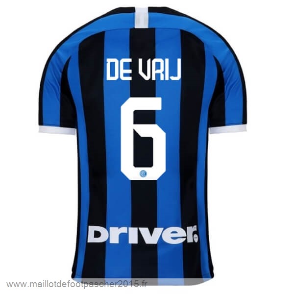 Maillot Foot Achat NO.6 De Vrij Domicile Maillot Inter Milán 2019 2020 Bleu