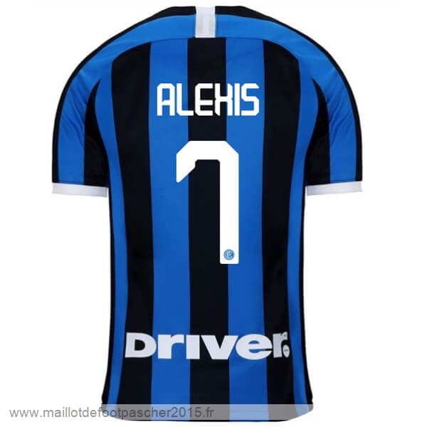 Maillot Foot Achat NO.7 Alexis Domicile Maillot Inter Milán 2019 2020 Bleu