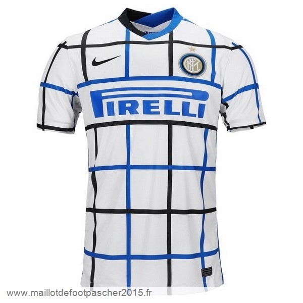 Maillot Foot Achat Tailandia Exterieur Maillot Inter Milán 2020 2021 Blanc