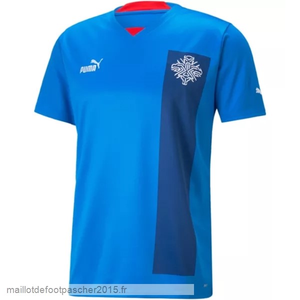 Maillot Foot Achat Domicile Maillot Islande 2022 Bleu