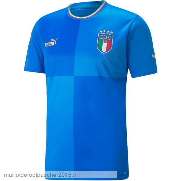 Maillot Foot Achat Thailande Domicile Joueurs Maillot Italie 2022 Bleu