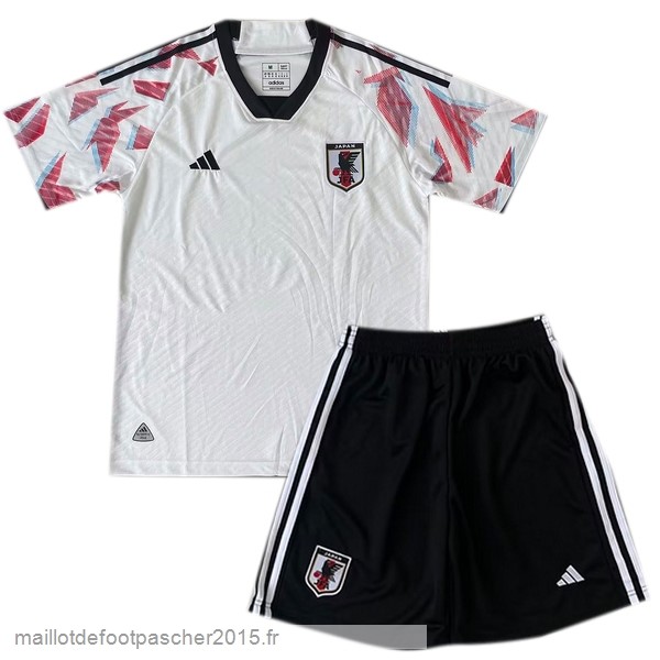 Maillot Foot Achat Exterieur Conjunto De Enfant Japon 2022 Blanc