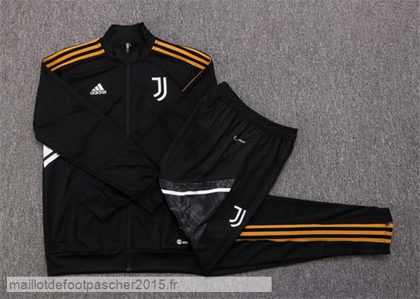 Maillot Foot Achat Survêtements Juventus 2022 2023 Noir I Blanc Jaune