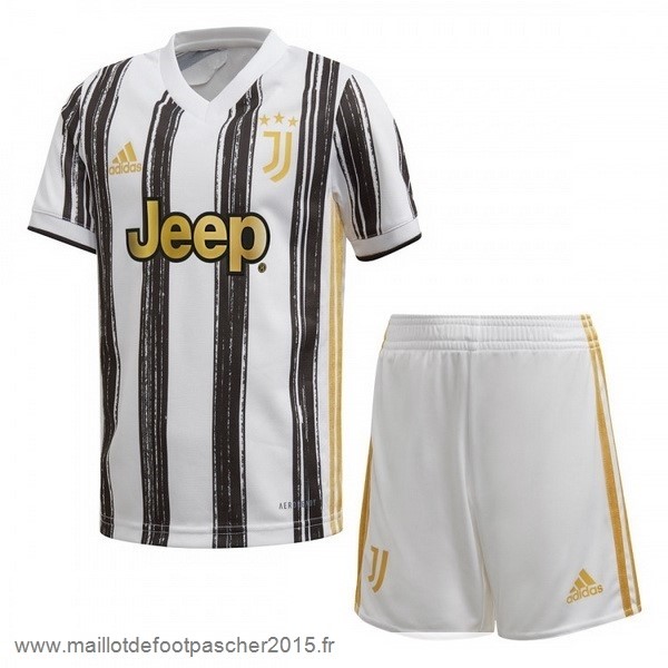 Maillot Foot Achat Domicile Conjunto De Enfant Juventus 2020 2021 Blanc Noir