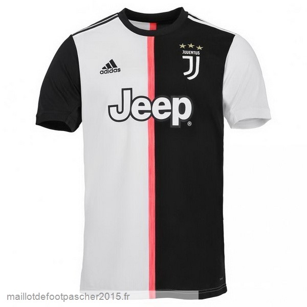 Maillot Foot Achat Domicile Maillot Juventus Rétro 2019 2020 Blanc Noir