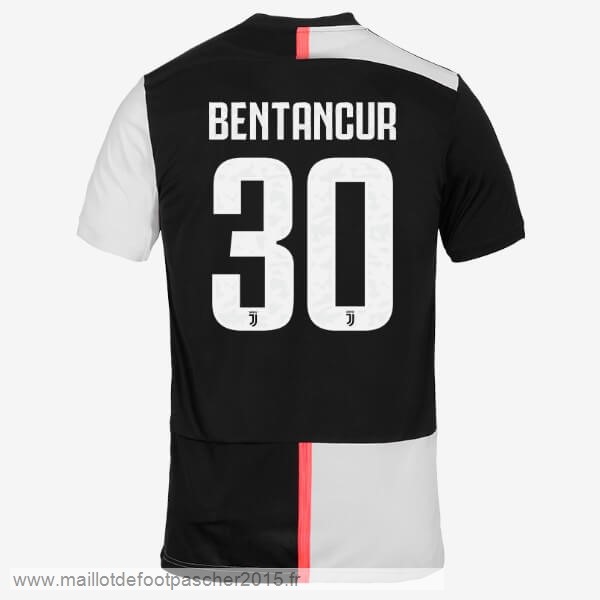 Maillot Foot Achat NO.30 Bentancur Domicile Maillot Juventus 2019 2020 Blanc Noir