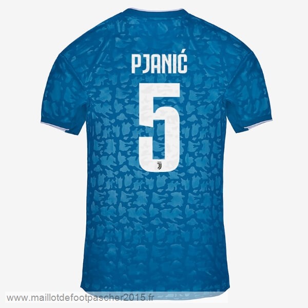 Maillot Foot Achat NO.5 Pjanic Third Maillot Juventus 2019 2020 Bleu