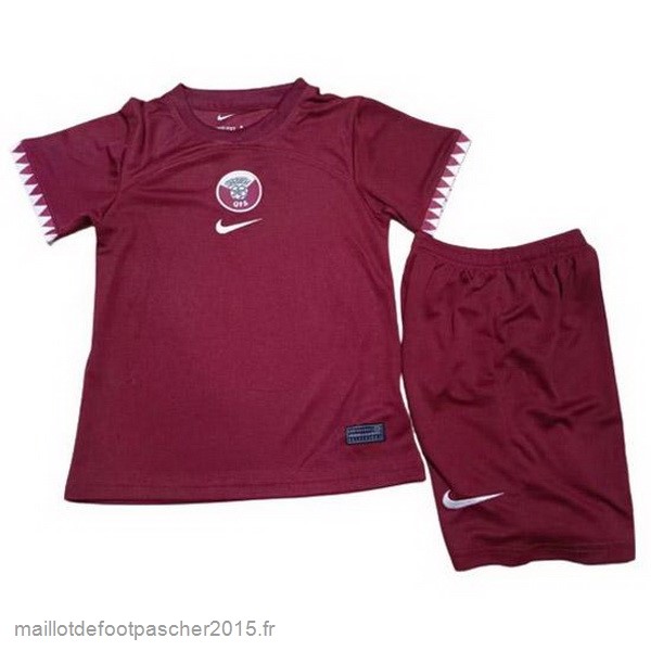 Maillot Foot Achat Domicile Conjunto De Enfant Katar 2022 Rouge