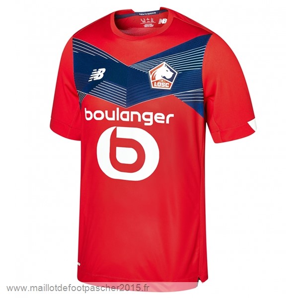 Maillot Foot Achat Domicile Maillot Lille 2020 2021 Rouge