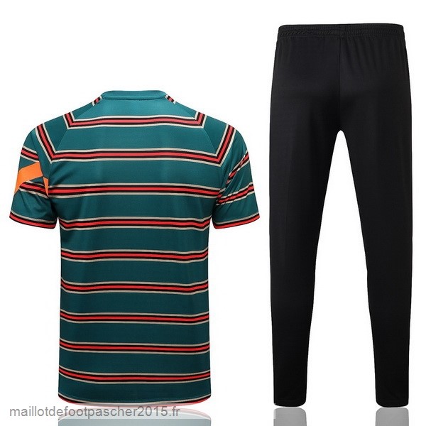 Maillot Foot Achat Entrainement Ensemble Complet Liverpool 2022 2023 Vert Orange Noir