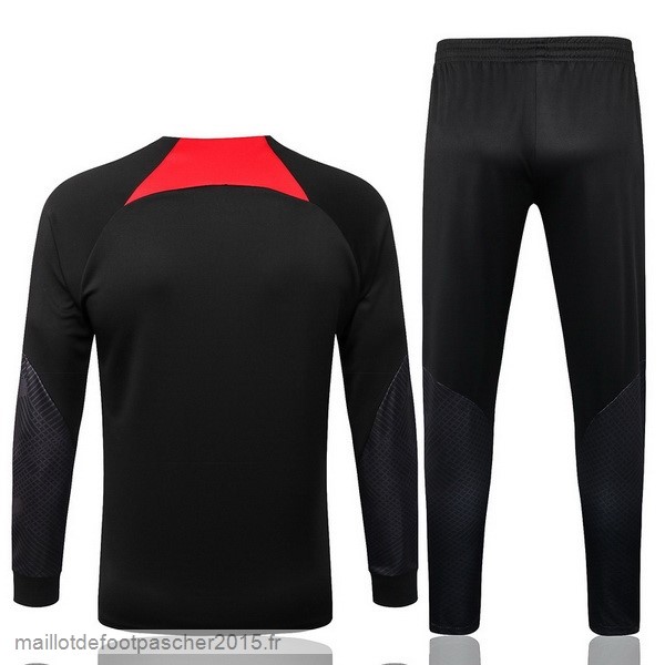Maillot Foot Achat Survêtements Enfant Liverpool 2022 2023 Noir III Rouge