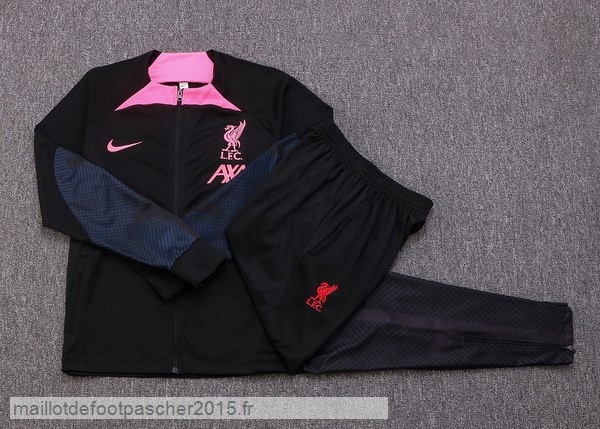 Maillot Foot Achat Survêtements Enfant Liverpool 2022 2023 Noir I Rose