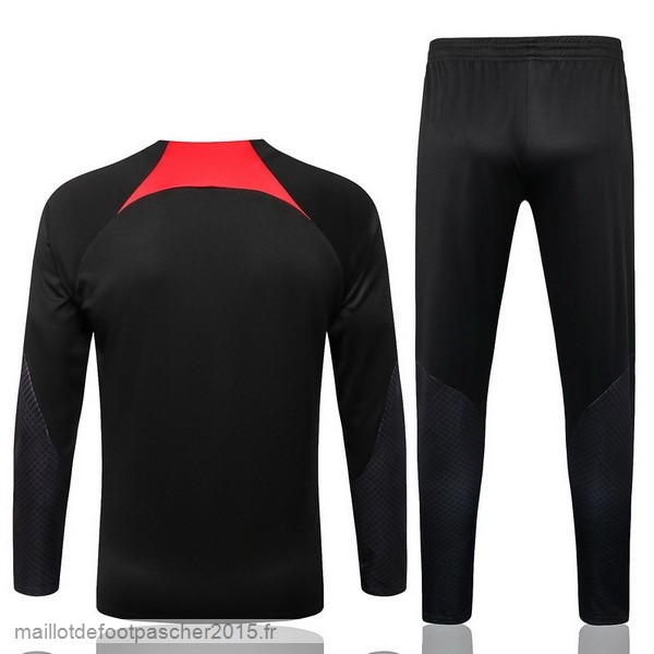 Maillot Foot Achat Survêtements Enfant Liverpool 2022 2023 Noir I Rouge