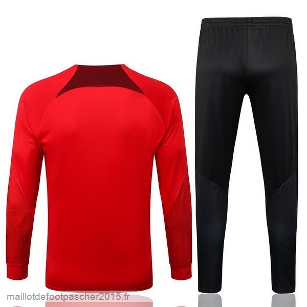 Maillot Foot Achat Survêtements Enfant Liverpool 2022 2023 Rouge II Noir