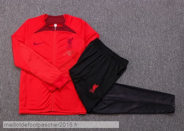 Maillot Foot Achat Survêtements Enfant Liverpool 2022 2023 Rouge II Noir