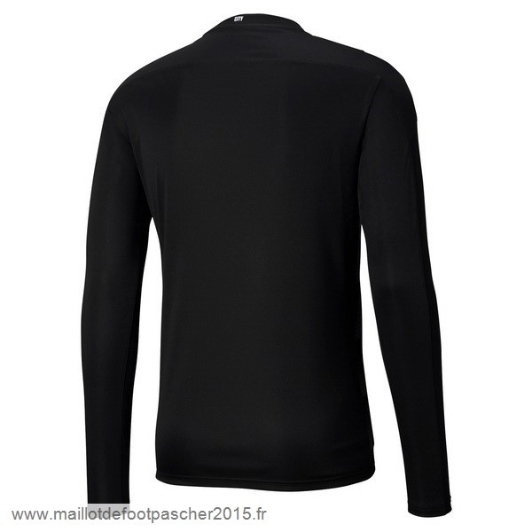 Maillot Foot Achat Domicile Manches Longues Gardien Manchester City 2020 2021 Noir