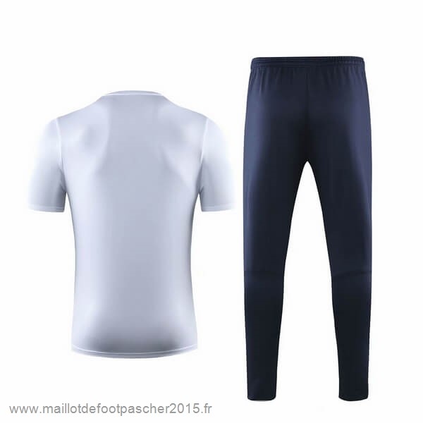 Maillot Foot Achat Entrainement Conjunto Completo Manchester City 2019 2020 Blanc Bleu