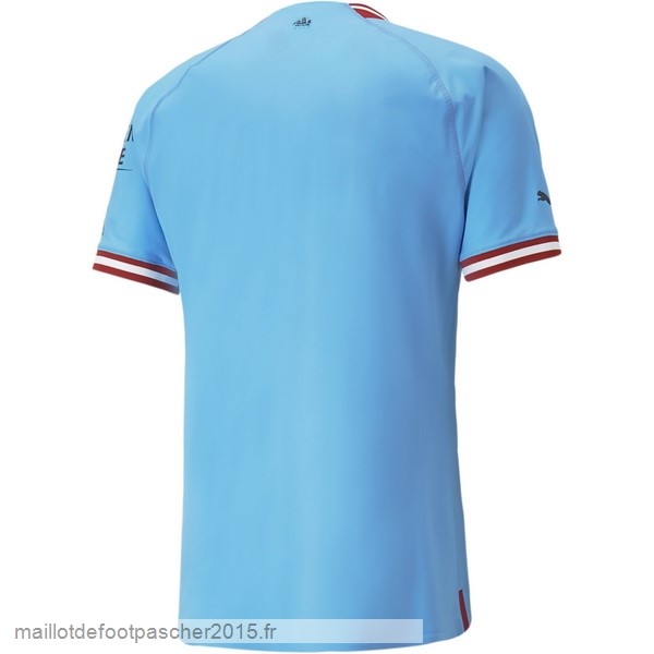Maillot Foot Achat Thailande Domicile Joueurs Maillot Manchester City 2022 2023 Bleu