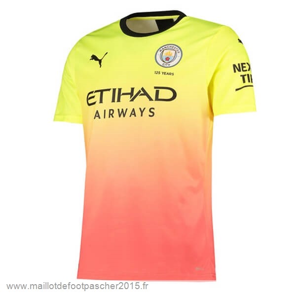Maillot Foot Achat Third Maillot Manchester City 2019 2020 Orange