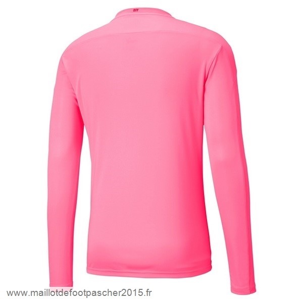 Maillot Foot Achat Third Manches Longues Gardien Manchester City 2020 2021 Rose
