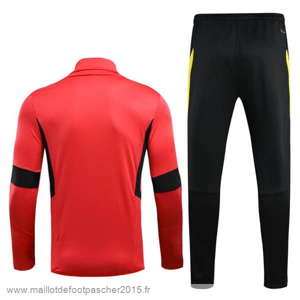 Maillot Foot Achat Survêtements Manchester United 2020 2021 Rouge Jaune Noir