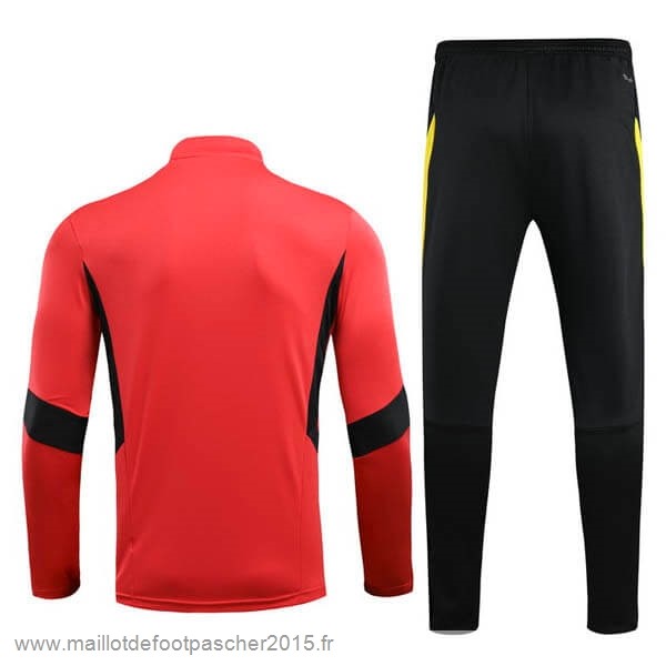 Maillot Foot Achat Survêtements Manchester United 2020 2021 Rouge Noir