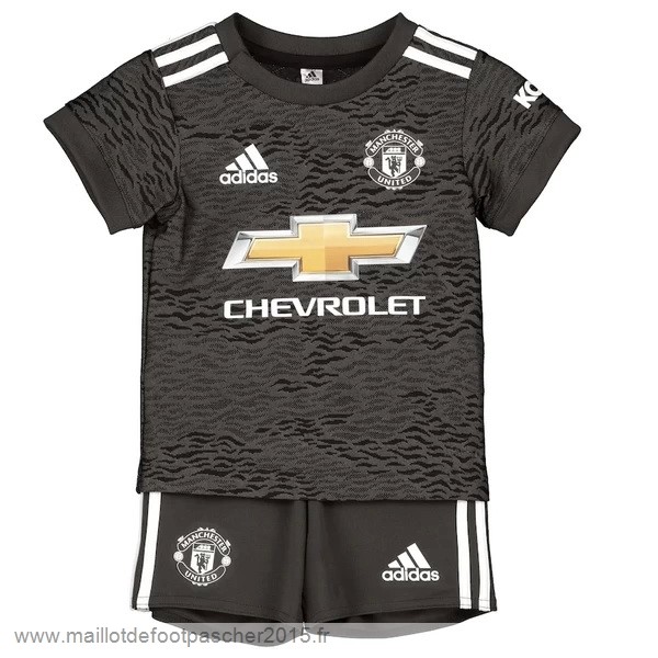 Maillot Foot Achat Exterieur Conjunto De Enfant Manchester United 2020 2021 Noir