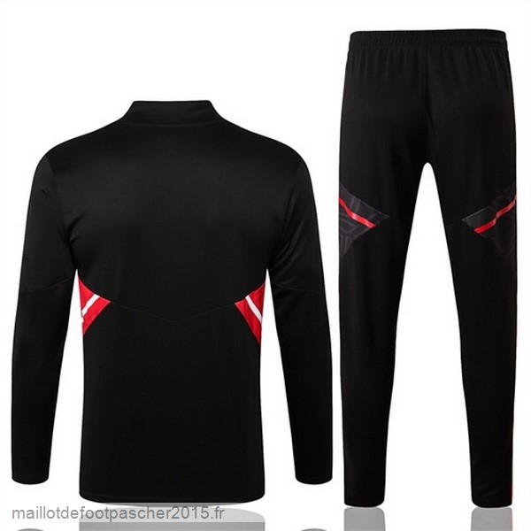 Maillot Foot Achat Survêtements Enfant Manchester United 2022 2023 Noir Rouge