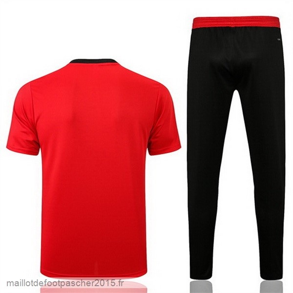 Maillot Foot Achat Ensemble Complet Polo Manchester United 2022 2023 Rouge Noir