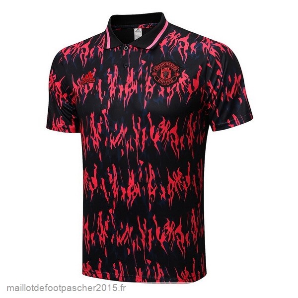 Maillot Foot Achat Polo Manchester United 2022 2023 Rouge Marine