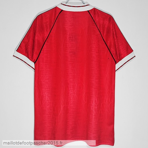 Maillot Foot Achat Domicile Maillot Manchester United Rétro 1991 1992 Rouge