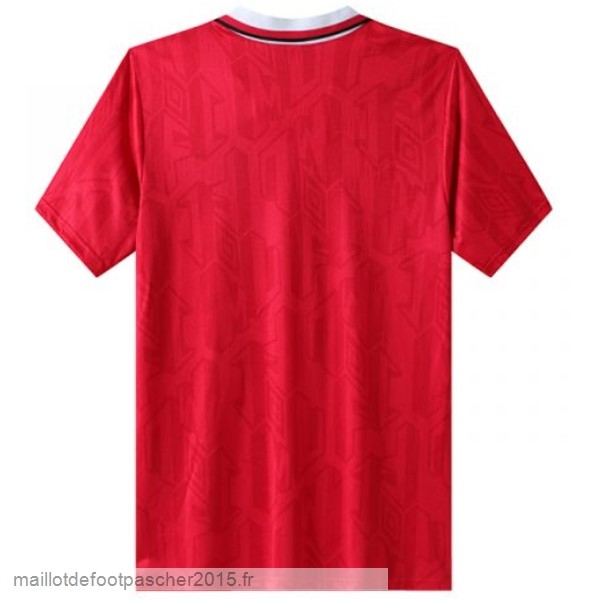 Maillot Foot Achat Domicile Maillot Manchester United Rétro 1992 1994 Rouge