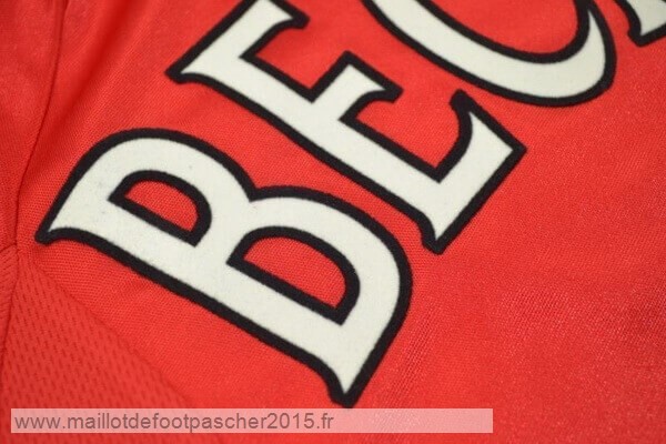 Maillot Foot Achat Domicile Manches Longues Manchester United Rétro 1999 Rouge