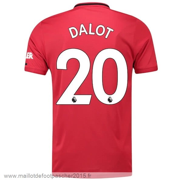 Maillot Foot Achat NO.20 Dalot Domicile Maillot Manchester United 2019 2020 Rouge