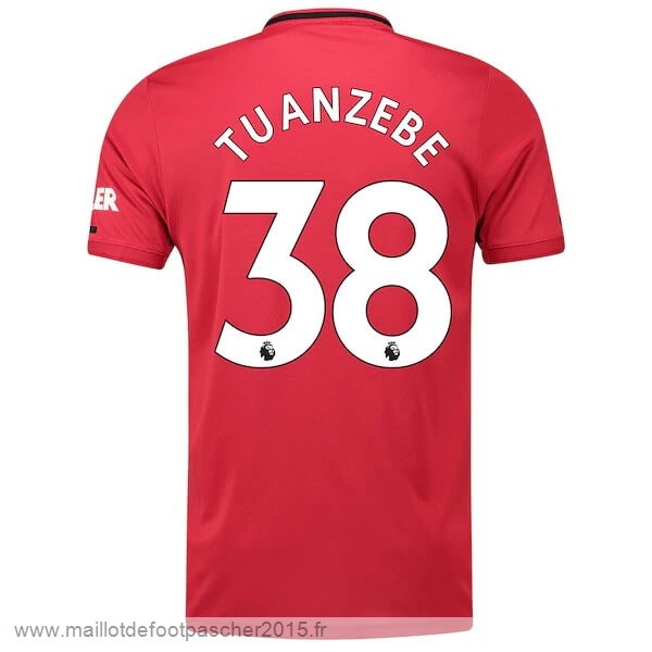 Maillot Foot Achat NO.38 Tuanzebe Domicile Maillot Manchester United 2019 2020 Rouge