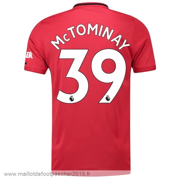 Maillot Foot Achat NO.39 McTominay Domicile Maillot Manchester United 2019 2020 Rouge