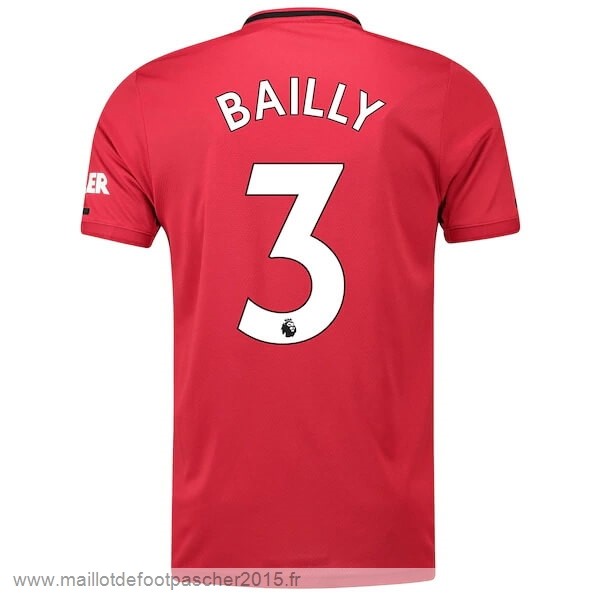 Maillot Foot Achat NO.3 Bailly Domicile Maillot Manchester United 2019 2020 Rouge