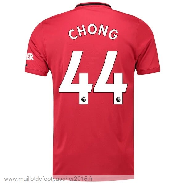 Maillot Foot Achat NO.44 Chong Domicile Maillot Manchester United 2019 2020 Rouge