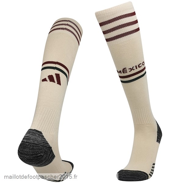 Maillot Foot Achat Exterieur Chaussette Mexique 2022 Jaune