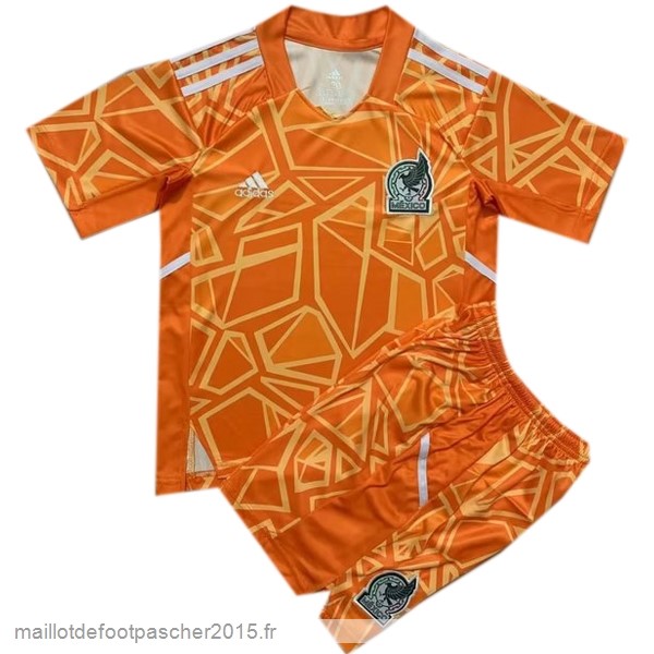Maillot Foot Achat Gardien Conjunto De Hombre Mexique 2022 Orange