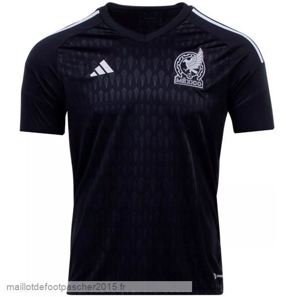 Maillot Foot Achat Thailande Gardien Maillot Mexico 2022 Noir