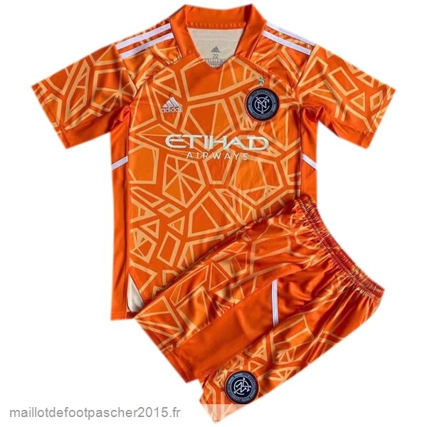 Maillot Foot Achat Gardien Conjunto De Hombre New York City 2022 2023 Orange