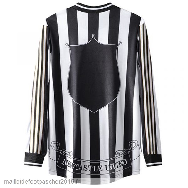 Maillot Foot Achat Domicile Manches Longues Newcastle United Rétro 1997 1999 Blanc