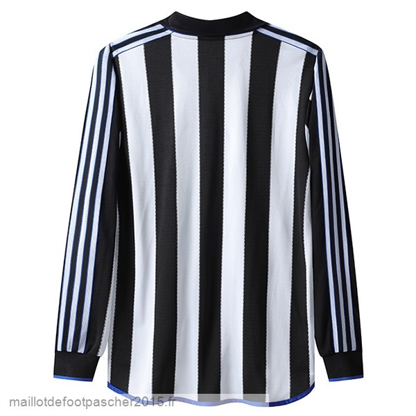 Maillot Foot Achat Domicile Manches Longues Newcastle United Rétro 1999 2000 Blanc