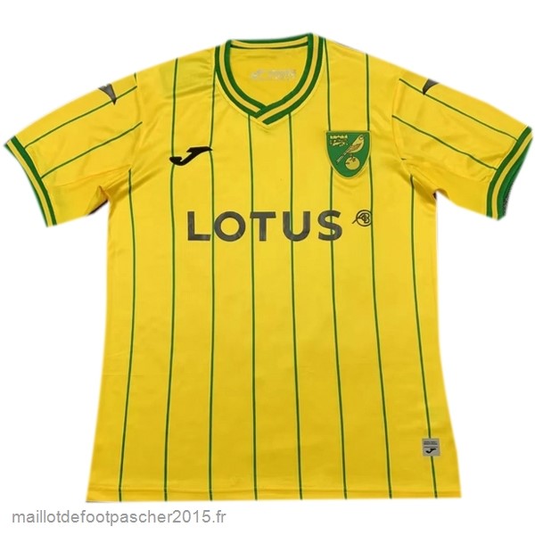Maillot Foot Achat Thailande Domicile Maillot Norwich City 2022 2023 Jaune