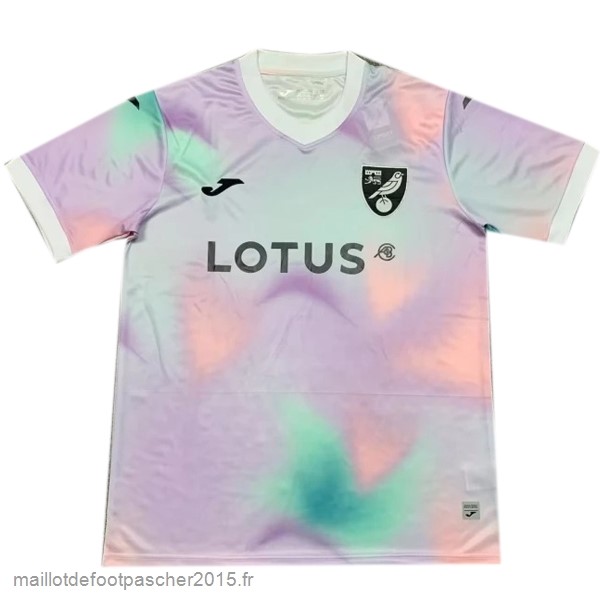 Maillot Foot Achat Thailande Third Maillot Norwich City 2022 2023 Blanc