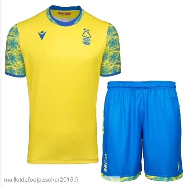 Maillot Foot Achat Exterieur Conjunto De Enfant Nottingham Forest 2022 2023 Jaune