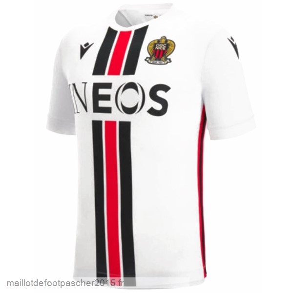 Maillot Foot Achat Thailande Exterieur Maillot Nice 2022 2023 Blanc